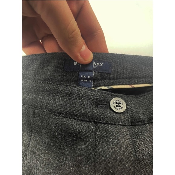 Woman’s wool Burberry pants/trousers. Size US 14. - Picture 3 of 6